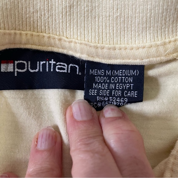 Lot of 4 Puritan Men's Polos Vintage Style Size Medium - Picture 4 of 10